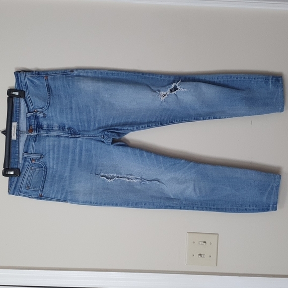 Madewell 9" High-Rise Skinny Distressed Jeans - Picture 1 of 12